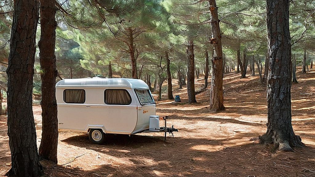 Camping sfeerfoto van Camping Miramare aan de Ligurische kust bij Cervo